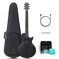 Guitare électrique Enya Nova Go Sonic Smart en fibre de carbone avec touche en alliage cuivre-nickel-argent et haut-parleur sans fil intégré