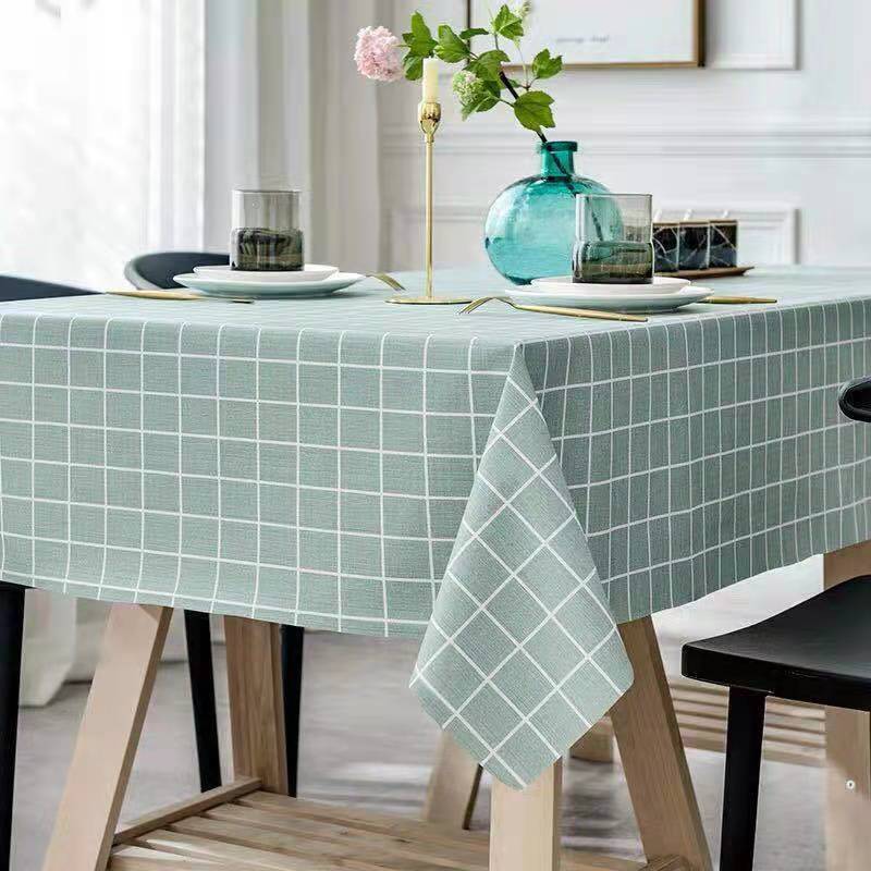 Limited-time flash sale on new PVC lake green checkered pattern!