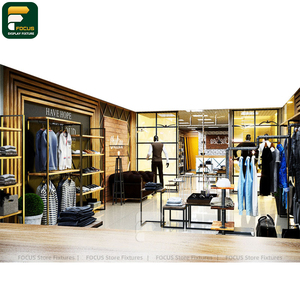 Clothing Display Rack With Detachable <b>Frame</b> Garment Stand Retail Apparel Fixture Design - Product Image 2