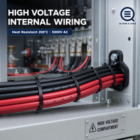 Câble en cuivre flexible, vente en gros d'usine, UL30057, haute tension 5000V, fil isolé SR, câble certifié pour connexion de moteur