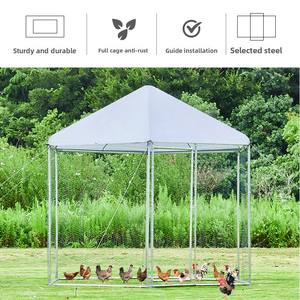 Tavuk ördek kaz tavuskuşu köpek için büyük açık üreme kafesi katı desen yağmur şelteri tavuk Coop kutusu ambalaj için - Product Image 6