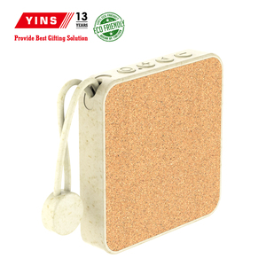 Altoparlante Wireless Magnetico Portatile Ecologico in Paglia di Grano e Sughero, Design Adesivo <span class=keywords><strong>per</strong></span> Mini Frigo, Logo Personalizzato, Regalo Promozionale di Tendenza - Product Image 5
