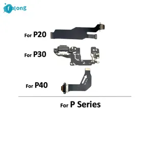Port Dok Pengisi Daya USB Papan Konektor Plug Flex untuk Huawei P9 P10 P20 P30 P40 Lite E Pro Plus Baru