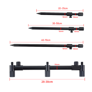 Set di Supporti per Canne da Pesca alla Carpa con 3 Poggia Canne in Borsa da Trasporto - Product Image 3