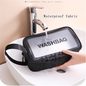 Wholesale <b>Women</b> Portable Travel <b>Wash</b> <b>Bag</b> Female Transparent Waterproof Makeup Storage Large Capacity Cosmetic Organizer Beauty - Product Image 3