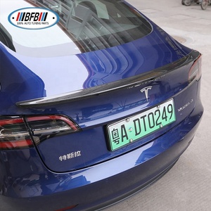สปอยเลอร์หลังคาร์บอนแท้สำหรับรถยนต์เทสล่า รุ่น 3 ซีดาน 4 ประตู ปี 2017 ขึ้นไป - Product Image 5