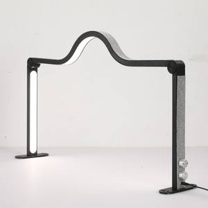 2 in 1 yarım ay kare manikür Led masa lambası yüksek kalite Led kristal tırnak UV masa lambası Rhinestones kirpik güzellik masa lambası - Product Image 3