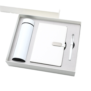 Compleet Relatiegeschenkpakket Met Notebook Geïsoleerde Beker En Pen <span class=keywords><strong>Set</strong></span> In Geavanceerde Presentatiedoos - Product Image 1