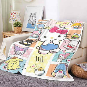 Nueva Manta de Felpa KT Moderna, Linda y a la Moda, con Diseño de Dibujos Animados, para Oficina, Auto, Siesta, Sofá, Cama, para Niños y Estudiantes - Product Image 2