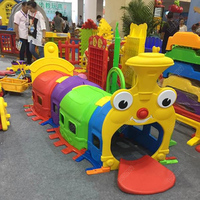 Tunnel de Rampage Coloré pour Enfants, Jouet en Plastique pour l'Intérieur et l'Extérieur, pour la Petite Enfance