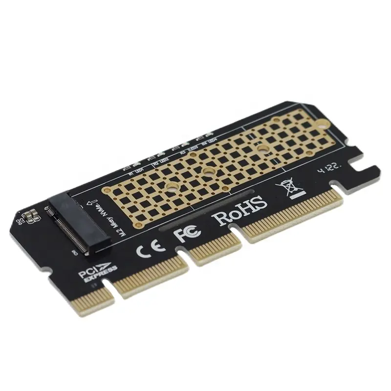 M.2 NVMe SSD NGFF PCIE 3.0 X16 adaptör kartı PCI Express 3.0 X4 M anahtar tam hız arayüz kartı