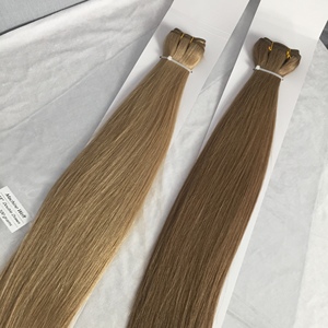 Extensions de cheveux tissées à la machine Predium, nouvelle technologie Genius Weft, cuticules intactes, 100% cheveux humains russes, extensions de cheveux tissées à la machine - Product Image 4