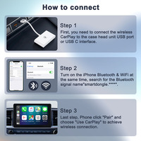 Wireless Carplay Android Auto Adapter Dongle Wandelt kabel gebundenes Android in Wireless für CarPay Audio Splitter & Converter um