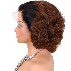 1b/4 #   วิกผมแท้เวียดนามคุณภาพใหม่ ทรงบ๊อบสั้น ทรงพิกซี่คัท วิกผมบ๊อบแบบมีเชือกผูกด้านหน้า สำหรับผู้หญิง - Product Image 6