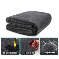 Vente en gros de tapis de sol en feutre imperméable et résistant à l'huile tapis de réparation automobile feutre de polyester en laine pour tapis de sol de garage en feutre