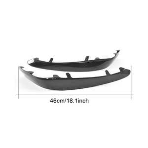 2 unids/set de fibra de carbono/faro antiniebla delantero de carbono forjado, adornos de guarnición de cejas para mercedes-benz Clase C W205 <span class=keywords><strong>C63</strong></span> <span class=keywords><strong>AMG</strong></span> 2015 2016 <span class=keywords><strong>2017</strong></span> - Product Image 5