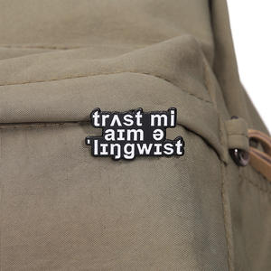 Drôle Linguiste Citation Épingles En Émail Langue Expert Broche Revers Badge pour Vêtements Bijoux Cadeau pour <span class=keywords><strong>Amis</strong></span> - Product Image 3