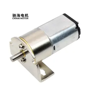 Chihai motor 16mm high precision metal 3v 6v 9v 12v 030 dc geared motor 25rpm 1750rpm with bracket