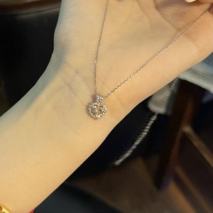 Collar con Colgante de Moneda de Plata Pura S925, Estilo Vintage, Artesanía de Encaje, Tirador de Cremallera, Simple, Moderno y de Nicho - Product Image 4