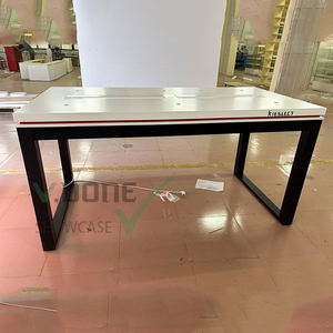 Vitrine de téléphone portable simple et moderne, présentoir de sol, vitrine en verre pour magasin, accessoires pour étuis de téléphone mobile - Product Image 1