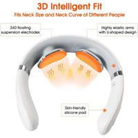 Mini masseur de cou intelligent portable en forme de U chauffé par impulsion intelligente pour les cadeaux d'affaires et promotionnels