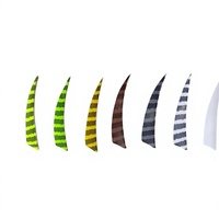 Plumes de dindon naturelles pour flèches de tir à l'arc, barrettes de plumes pour le montage DIY, accessoires pour la chasse et le tir sur cible