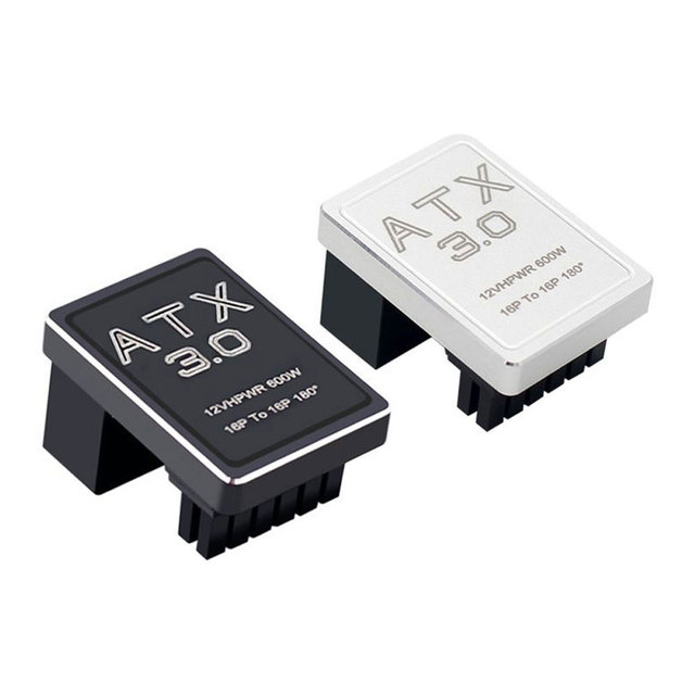 RTX 4080/4090 Series Graphics Card 12+4/16Pin Converter Housing 180degree 600w PCIE5.0 12VHPWE Connector Adapter