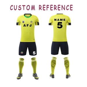 Vente en gros Vêtements de football verts Couleur Séchage rapide Uniforme de football Jeu d'équipe Ensemble d'entraînement Uniforme Adulte Enfants - Product Image 2
