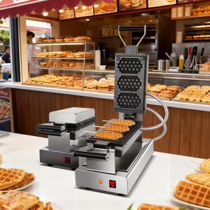 เครื่องทำวาฟเฟิลในภูมิภาคของแท้วาฟเฟิลหนาคาราเมลดัตช์บางและอเมริกันตอบสนองรสนิยมทั่วโลก - Product Image 1