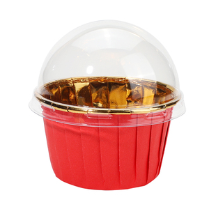 Custom Wholesale Roll Rim Paper Baking <strong>Cup</strong> With Lid Heat Resistant <strong>Muffin</strong> Souffle <strong>Cup</strong> For Baking Non Stick <strong>Muffin</strong> Cupcake Liners