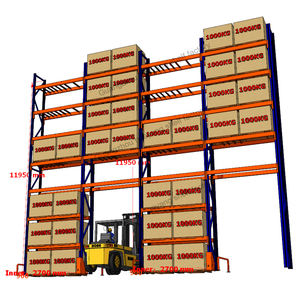 2700 2800 2900 KG זקוף מתלה מחסן אחסון מערכת תעשייתי כבד החובה מורט מזרן - Product Image 1