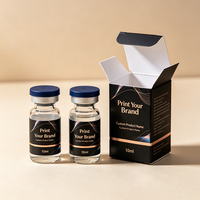Étiquettes autocollantes personnalisées en vinyle pour flacons de peptides, pots en verre pour cosmétiques et fitness, emballages BOPP, PVC, PE, 3ml, 5ml, 10ml, avec impression de logo