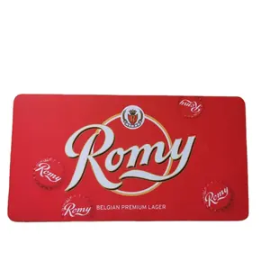 Felt Towelling Cool Soft Professional Customized Colorful Anti Slip Washable Rubber Cocktail Bar Mats