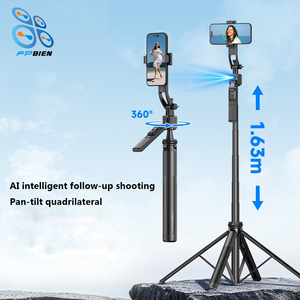 C17 ai פנים חכם מעקב אחר מחווה מצלמה חצובה 360 ° מתכווננת סלפי מתכוונן סלפי תיק עבור tiktok הזרמת tiktok - Product Image 3