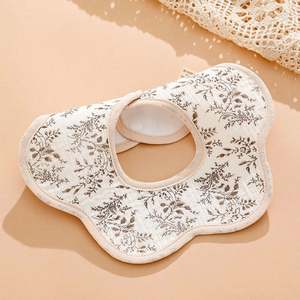 Baberos de Muselina para Bebé de 6 Capas Personalizables, 100% Algodón, Unisex, Babero Redondo 360, Babero Tipo Bandana - Product Image 4