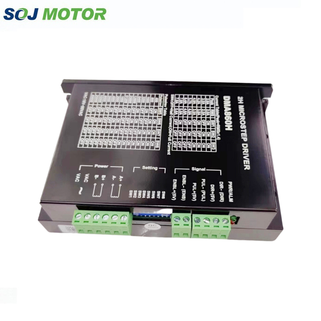 2H MA860H DSP Digital Stepper Motor Driver with Fan 57/86 Micro Stepper Driver DC 24V 100W CE Certified