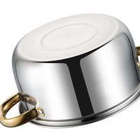 Ensemble de casseroles et poêles en acier inoxydable 12 pièces, compatible avec les plaques de cuisson à induction, électriques et à gaz, antiadhésif