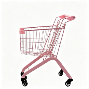 Chariot de courses roulant 340L, robuste, en treillis métallique, avec roulettes pivotantes silencieuses, grande capacité, pour supermarchés et magasins de détail, kit complet - Product Image 6
