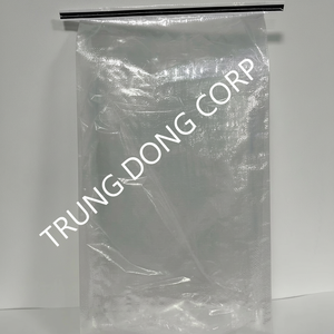 Bolsas tejidas de PP laminadas BOPP transparentes estándar de exportación del fabricante de Vietnam con forro de PE Bolsas de plástico de opción de apertura fácil - Product Image 1