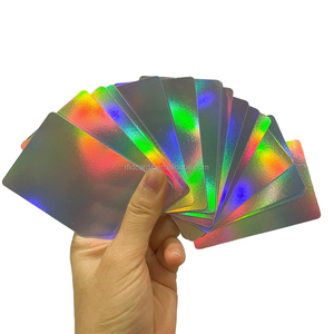 In ấn sang trọng Glossy 3D Hologram cầu vồng RFID PVC thẻ kinh doanh cán PVC CR80 sáng bóng Hologram PVC ID thẻ - Product Image 6