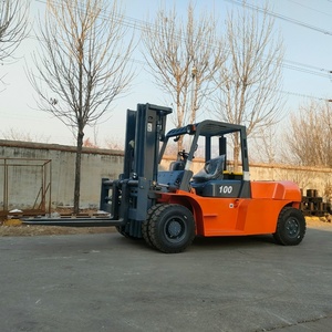 China Empilhadeira Diesel Empilhadeira 10 Ton com Garfo Posicionador Bale Clamp Cor Personalizada e Motor Garantia de 1 Ano - Product Image 4