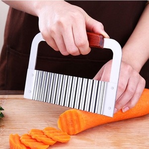 Cortador de Patatas Ondulado de Acero Inoxidable K1035 para Patatas Fritas, Verduras y Frutas, Cuchillo Ondulado para Patatas, Picador de Patatas, Máquina para Hacer Patatas Fritas - Product Image 5
