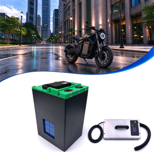 Batterie au lithium LiFePO4 homologuée CE 72V 80Ah 100Ah, haute capacité, antichoc, étanche IP67 pour moto électrique, tricycle - Product Image 1