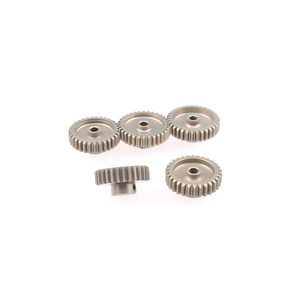 Nhôm 7075 3.175 khoan 64dp bánh răng bánh răng cho <span class=keywords><strong>RC</strong></span> xe ô tô động cơ không chổi than an toàn cao 5 cái 13t ~ 33t 5 cái 21t ~ 50t bánh xe vít - Product Image 3
