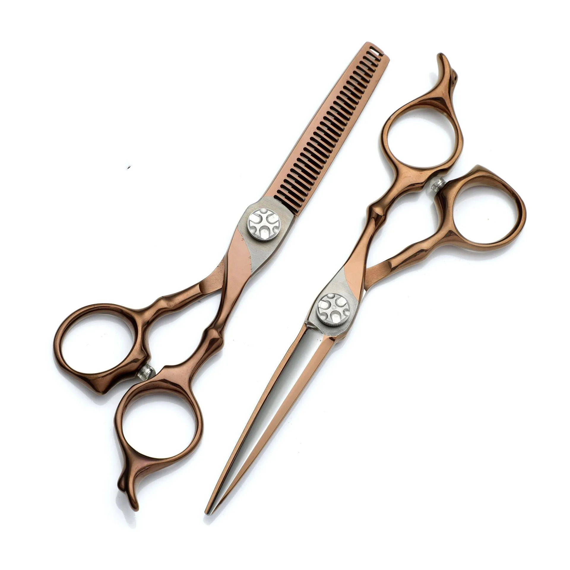 Hot Selling Left Hand Shears Scissor Precision Japanese Professional 440C Steel Double Barber Trimming For Hair Scissors