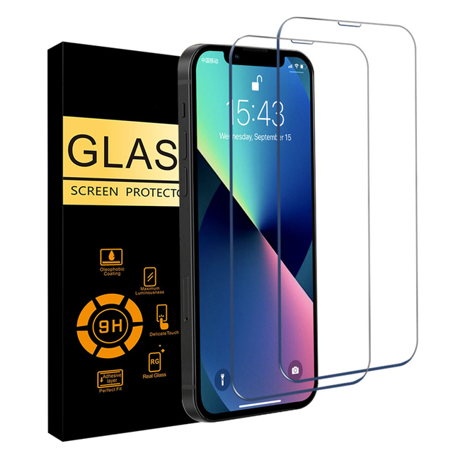 Bulk iPhone 14 Pro Max UltraClear 9H Smartphone Tempered Glass Screen Guards for iPhone 14 Pro Max 12 Edition