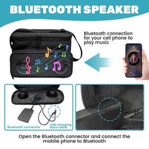 Có Thể Sạc Lại Cho Bluetooth Speaker-Powered Dã Ngoại Ghế Cách Điện Mềm Túi Lạnh Cho Ngoài Trời Cắm Trại Bãi Biển Đảng Câu Cá Sử Dụng - Product Image 3