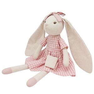 Chất lượng cao siêu mềm nhồi bông sang trọng gấu Bunny cậu bé mặc sọc T-Shirt quà tặng cho em bé và trẻ em trên phục sinh vui vẻ Túi phụ kiện - Product Image 5