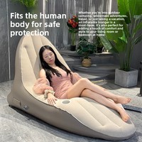 Canapé gonflable individuel pour le camping, chaise longue gonflable automatique, nouveau style de lit gonflable d'extérieur pour le camping