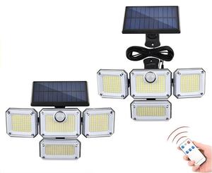 Thế Hệ Mới 333led Năng Lượng Mặt Trời An Ninh Tường Ánh Sáng Cảm Biến Chuyển Động 3-Đầu Dẫn Nhẹ Lũ Lụt Ánh Sáng Cho Nhà Sàn Nhà Để Xe Kho Ip65 - Product Image 2